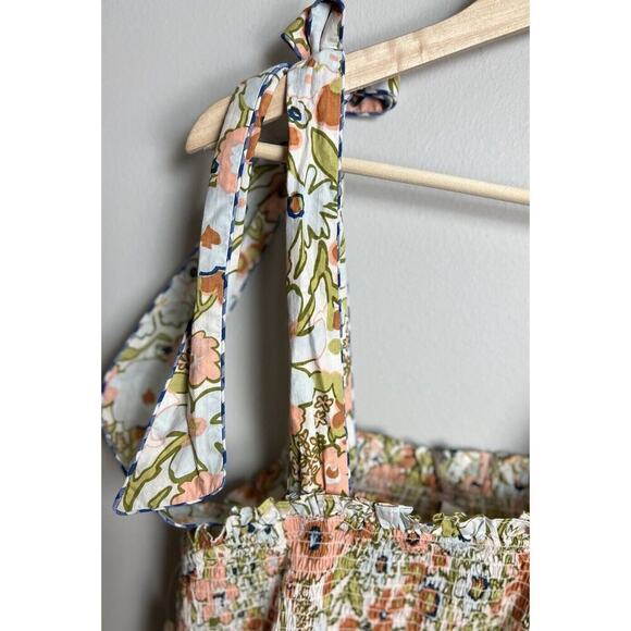 NWT Cleobella Tamara Mini Dress Retro Floral Size XL 100% Organic Cotton Women’s - Picture 8 of 11